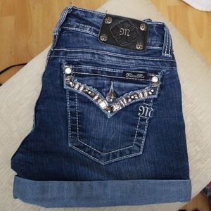 Miss Me Cuffed Shorts